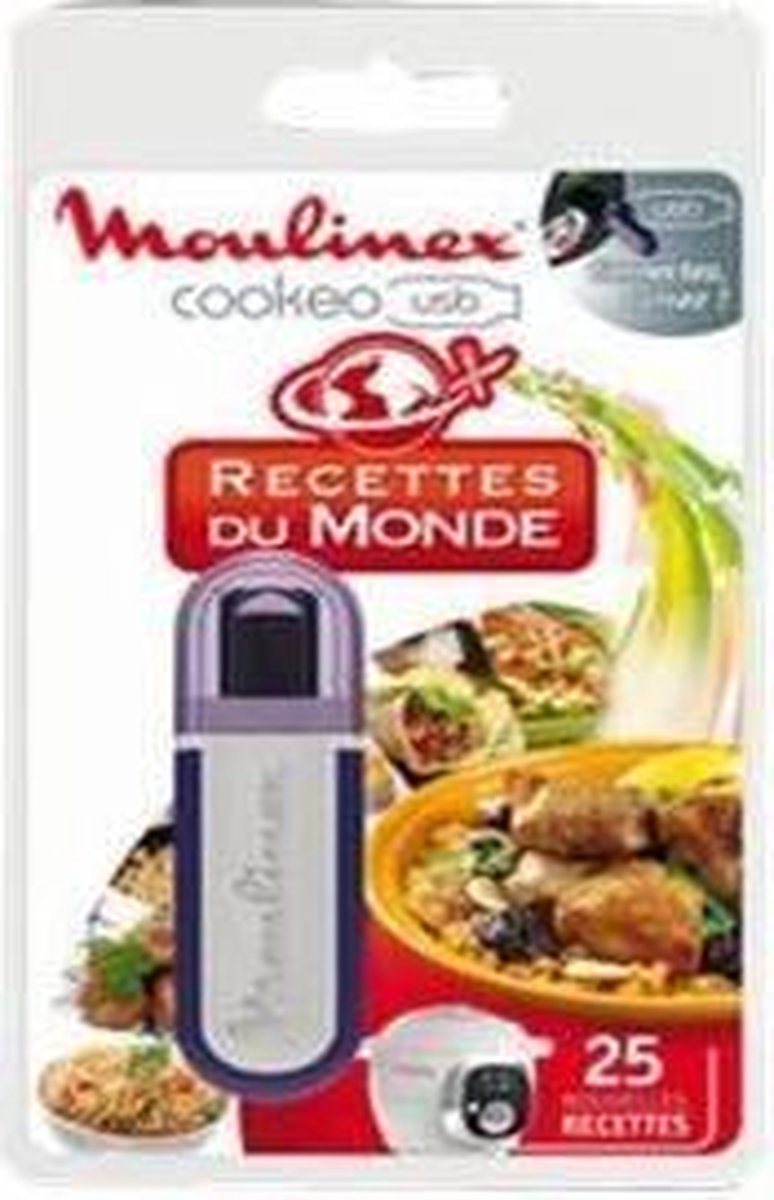MOULINEX accessoires XA600111 USB-sleutel wereldthema voor Cookeo