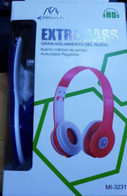 Extra Bass opvouwbare hoofdtelefoon zeer goed geluid