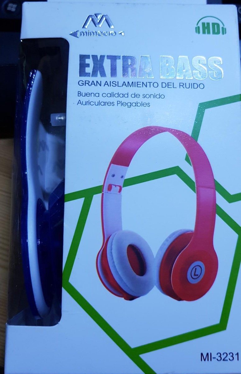 Extra Bass opvouwbare hoofdtelefoon zeer goed geluid