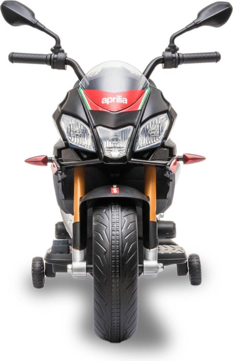 Aprilia elektrische kindermotor - Tuono - EVA banden - 12V accu - Zwart