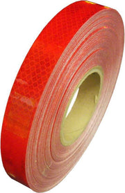 Reflecterende tape rood 5 meter x 3 cm breed - fiets - aanhangwagen -paal