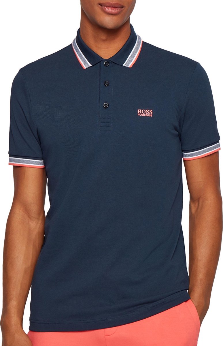 Hugo Boss Heren Polo - Paddy - Donkerblauw - M