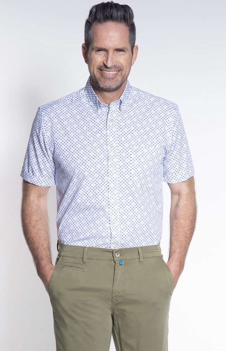 Campbell Classic Casual overhemd korte mouw