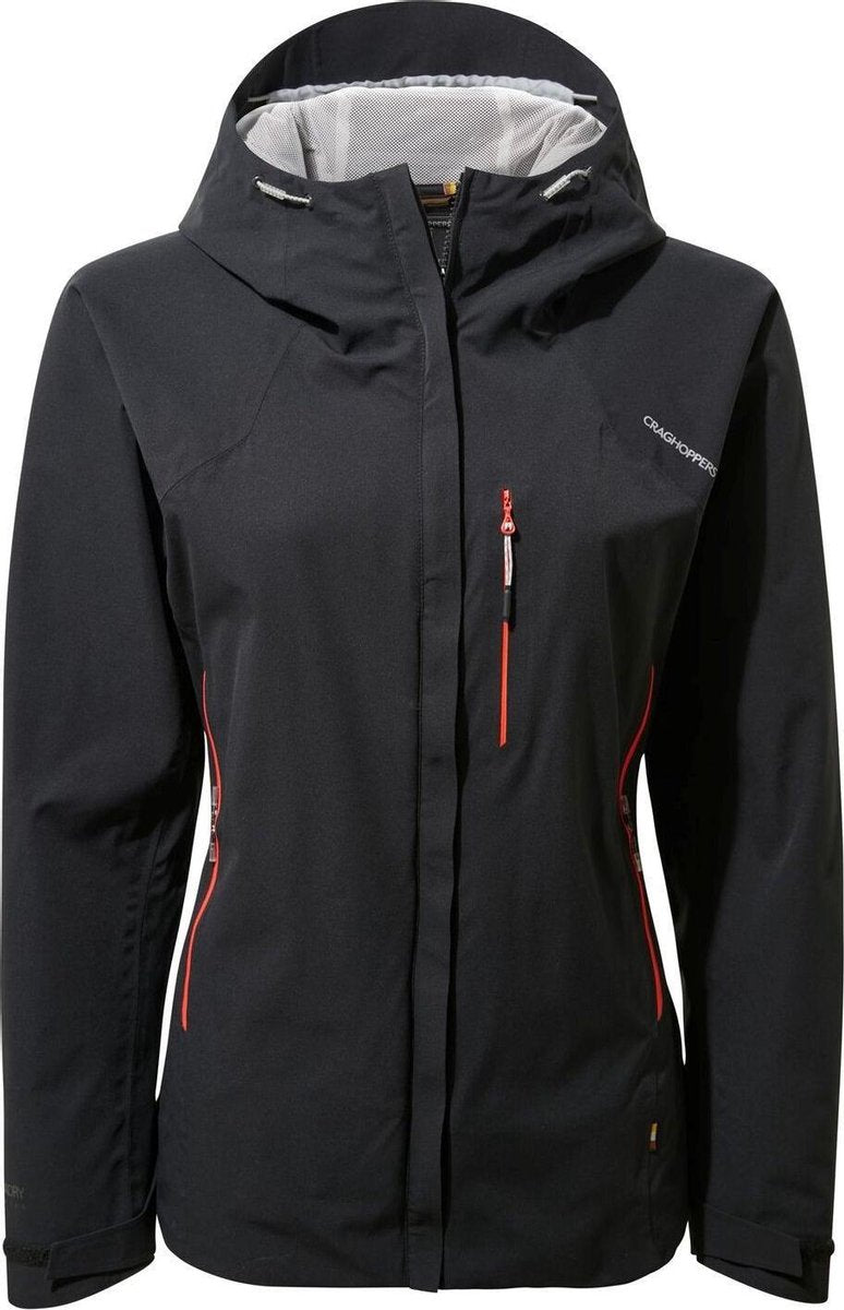 Craghoppers - Waterdichte Softshell jas voor dames - Explore - Zwart - maat L (42)