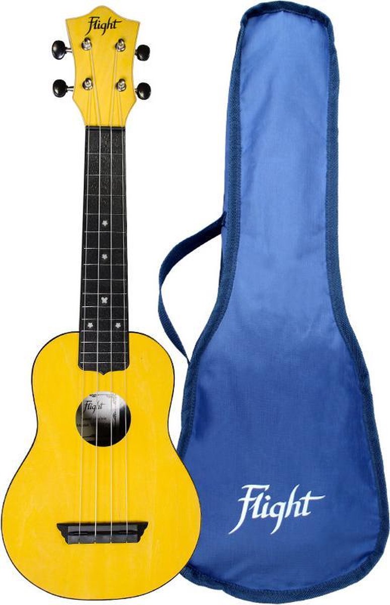 Flight Sopraan Ukelele - Travel Series - Geel - TUS35YW