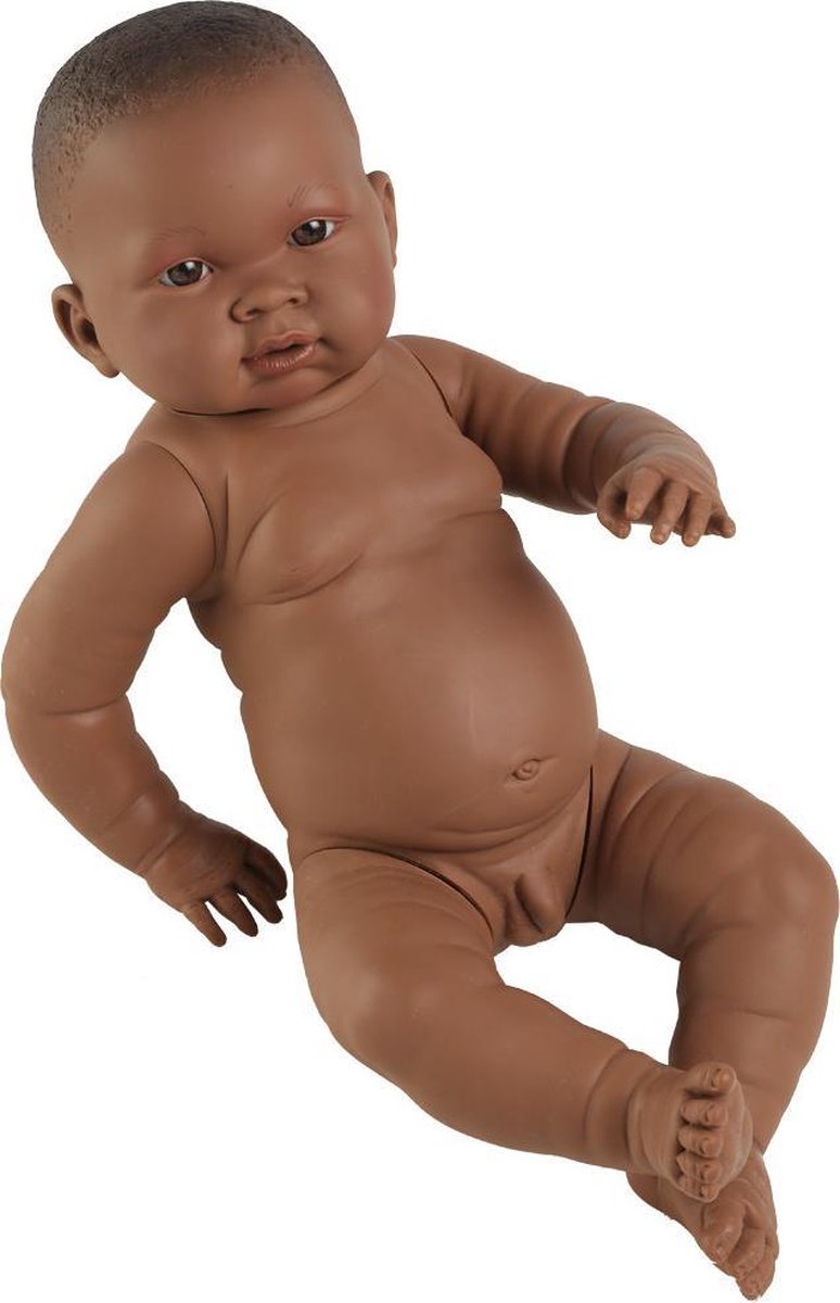 Llorens babypop jongen donker 45 cm