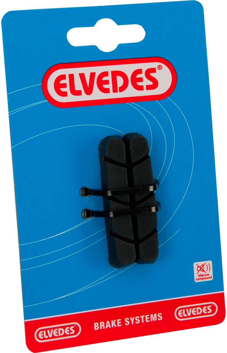 Elvedes velgremblokjes (1paar) Road 55mm campa. 6822-CARD