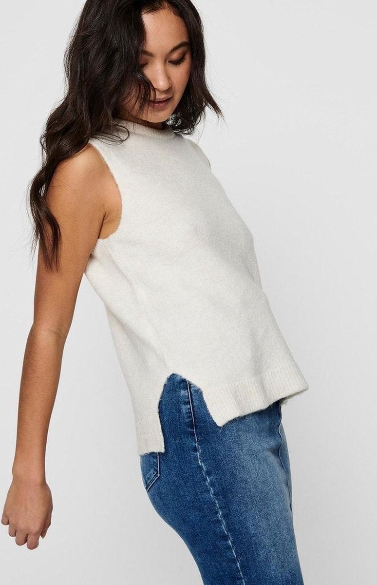 Jdyrubi O-neck Vest Knt 15239062 Cloud Dancer