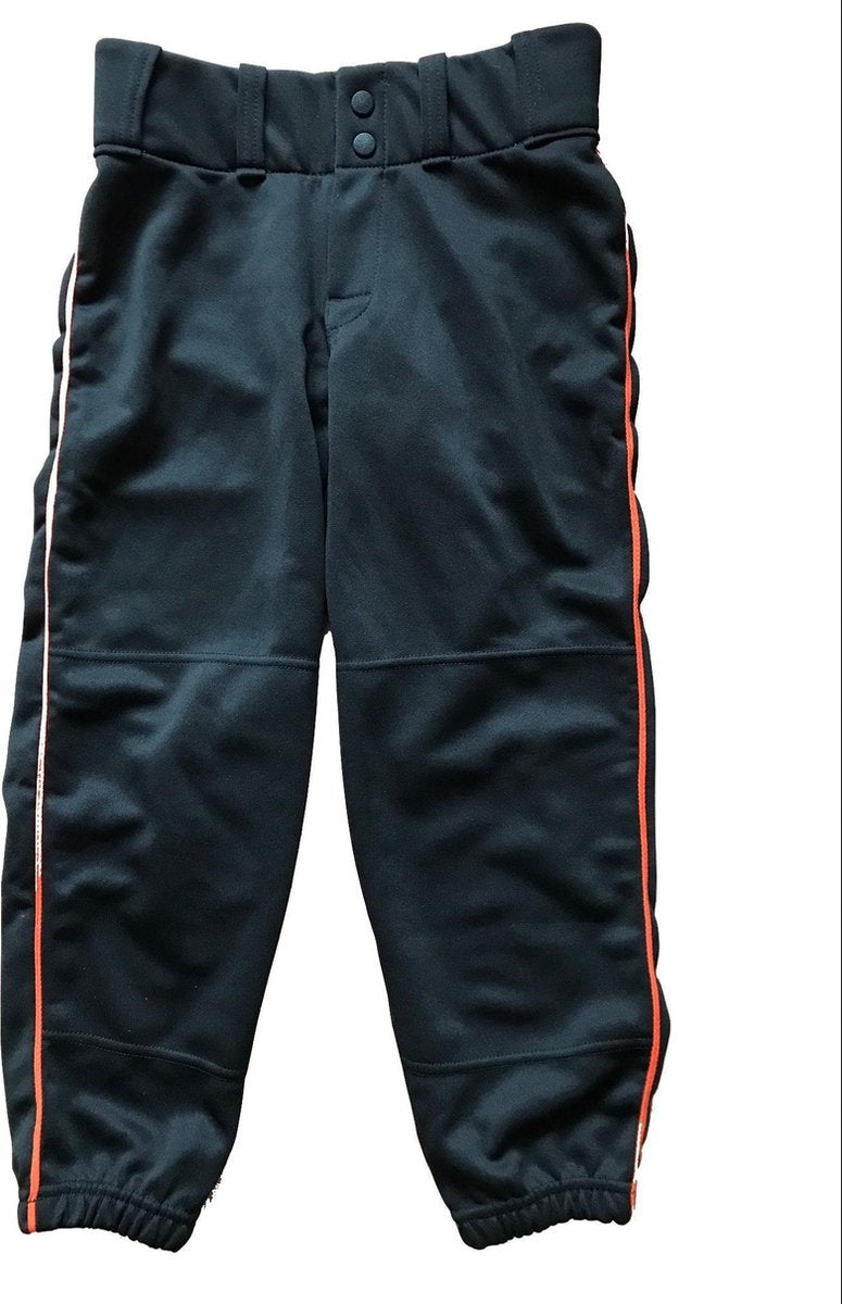 Worth Dames Softbal Broek 3/4  - Medium - Zwart/Oranje