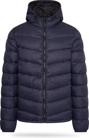 Pierre Cardin - Heren Jas winter Padded Jacket - Blauw - Maat L
