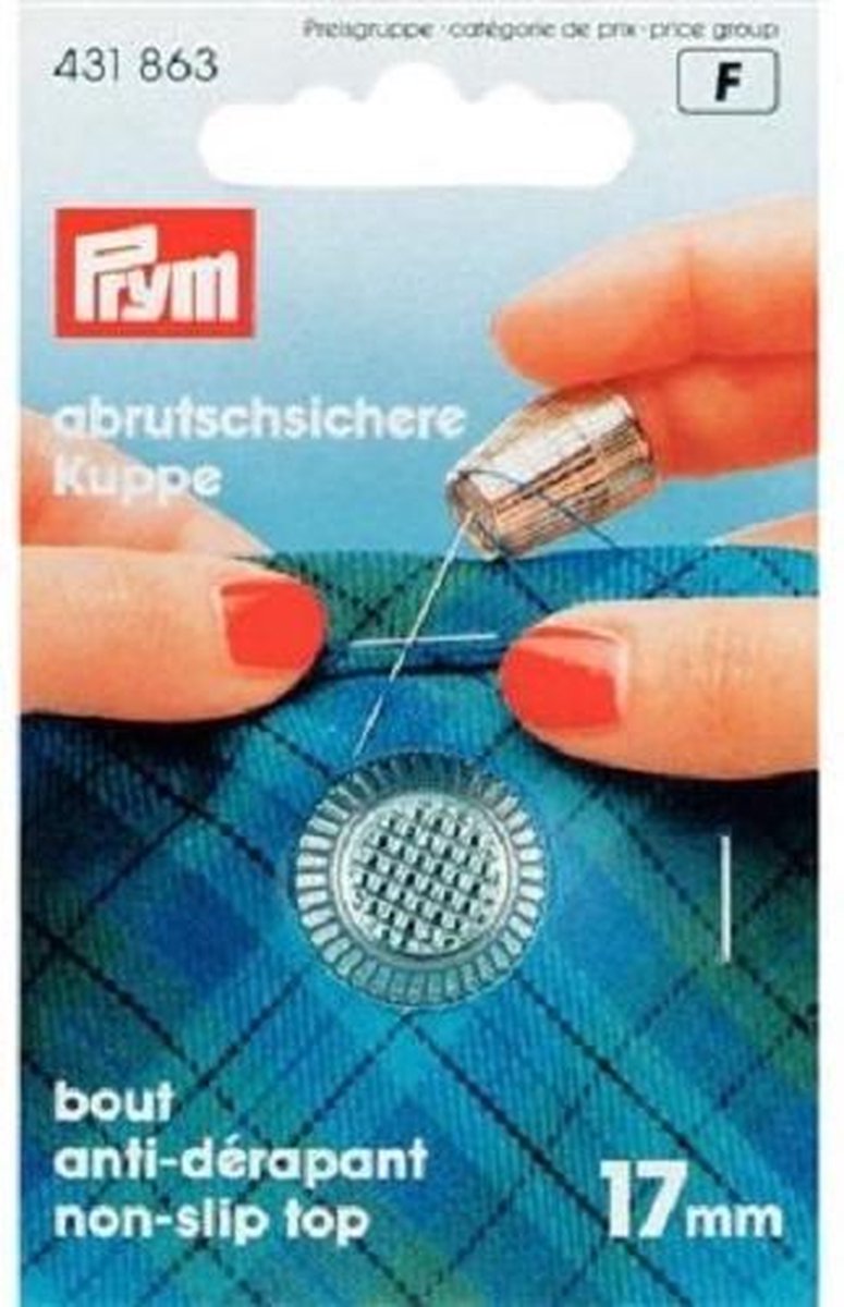 Prym  Vingerhoed met antislip 17 mm