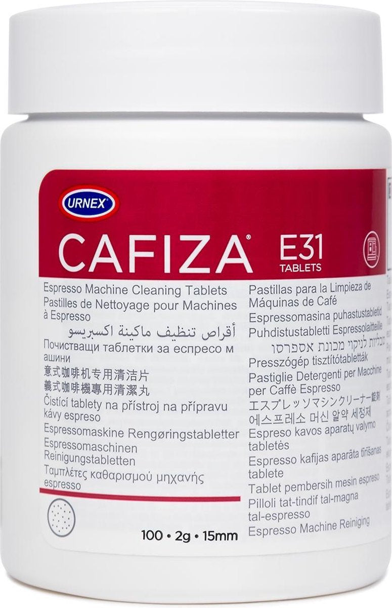 Urnex Cafiza® Espressomachine Reinigingstabletten E31 (100 x 2 gr)