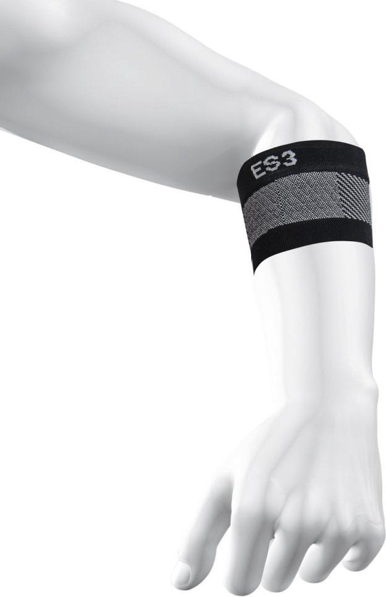 ES3 Elleboog compressie bandage (zwart)