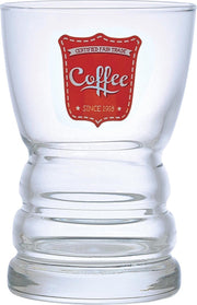 Durobor Coffee Fair Trade Koffieglas - 0.12 l - 6 stuks - Oranje