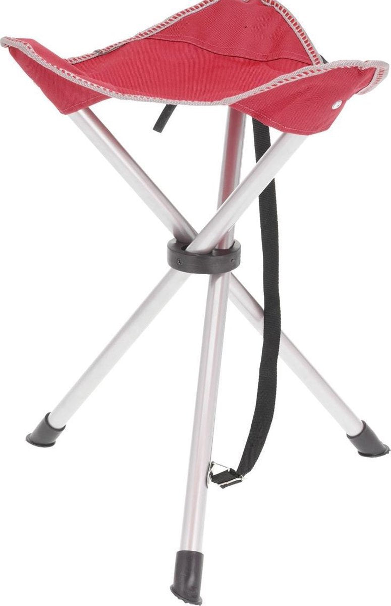 Redcliffs Campingkruk Opvouwbaar Rood 35 X 35 X 45 Cm 1 Stuk