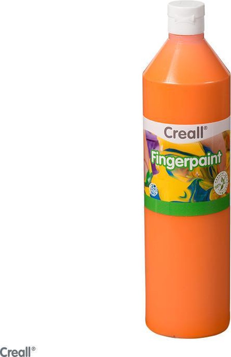 Vingerverf Creall 750ml *ORANJE* PRESERVATIVE FREE