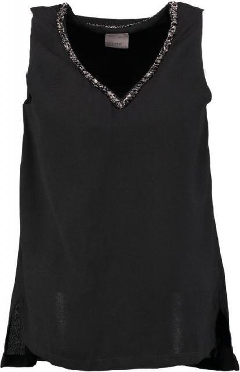 Vero moda stevige zwarte party top polyester - Maat XS