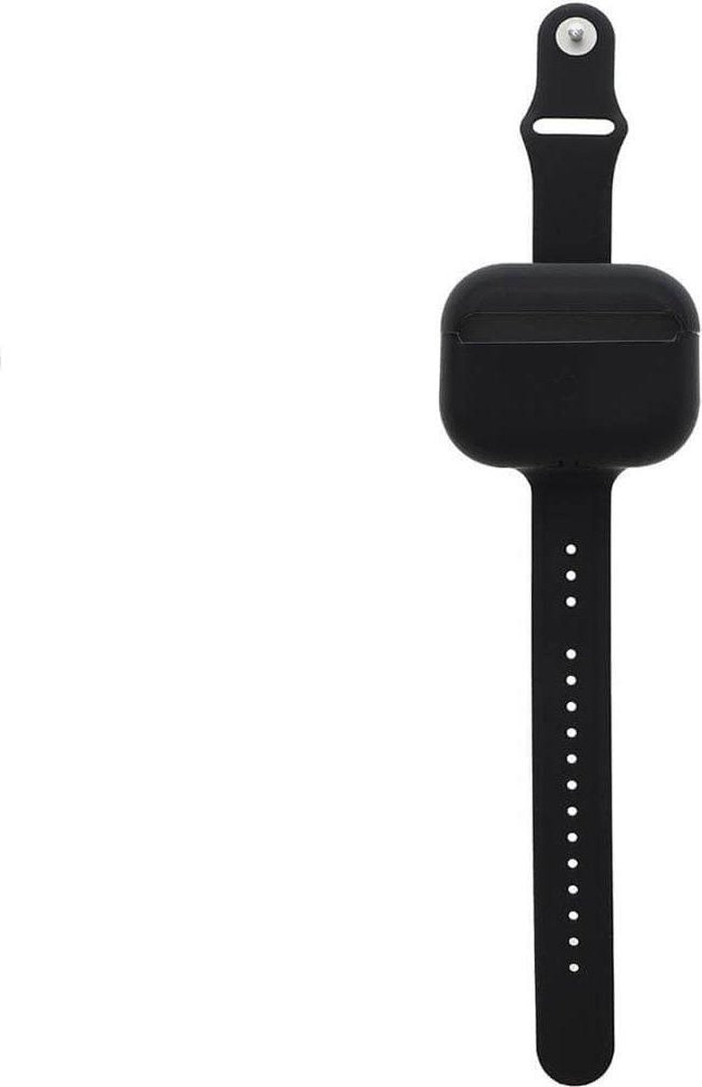 4Smarts AirPods Pro Siliconen Armband Zwart
