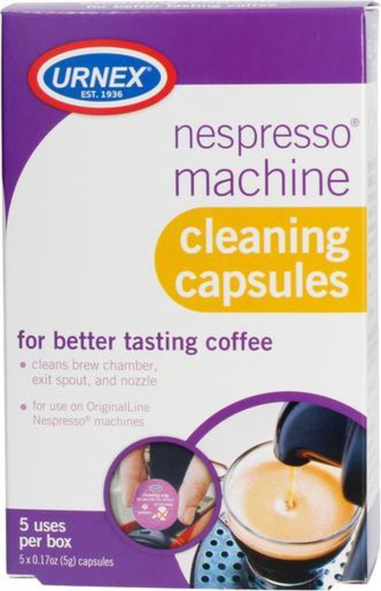Urnex - Nespresso Cleaning Capsules - Pack of 5