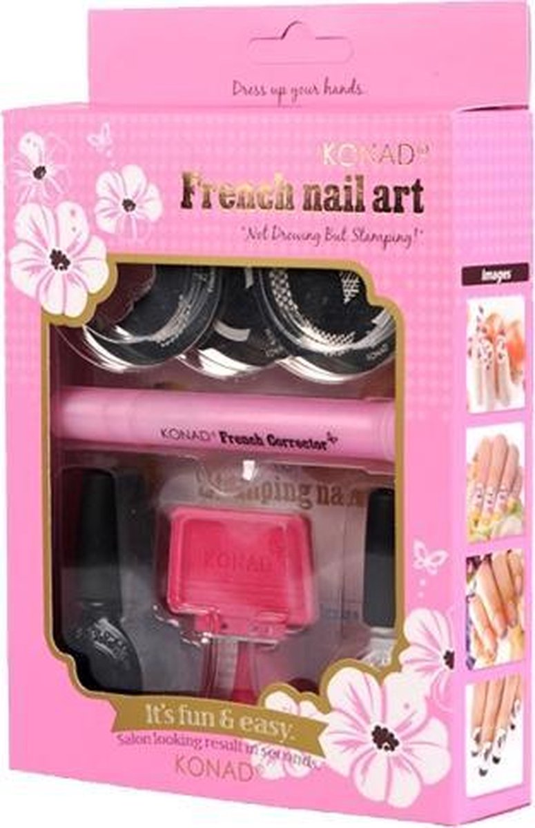 KONAD set FRENCH NAIL ART