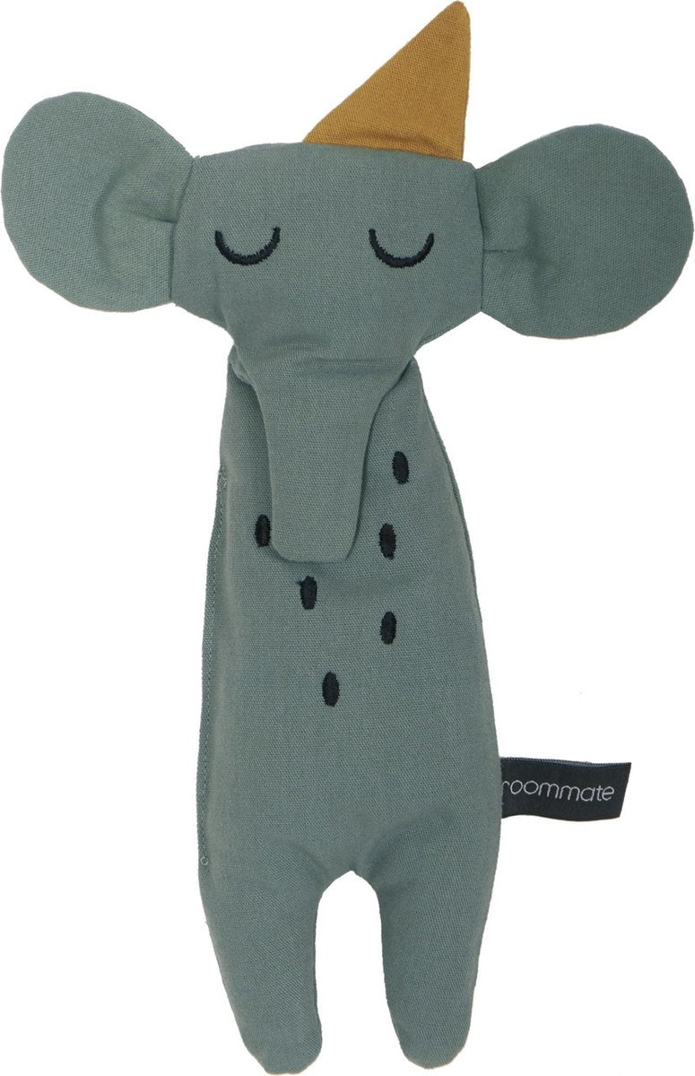 Roommate Knuffeldier Olifant Biologisch 30 Cm Groen