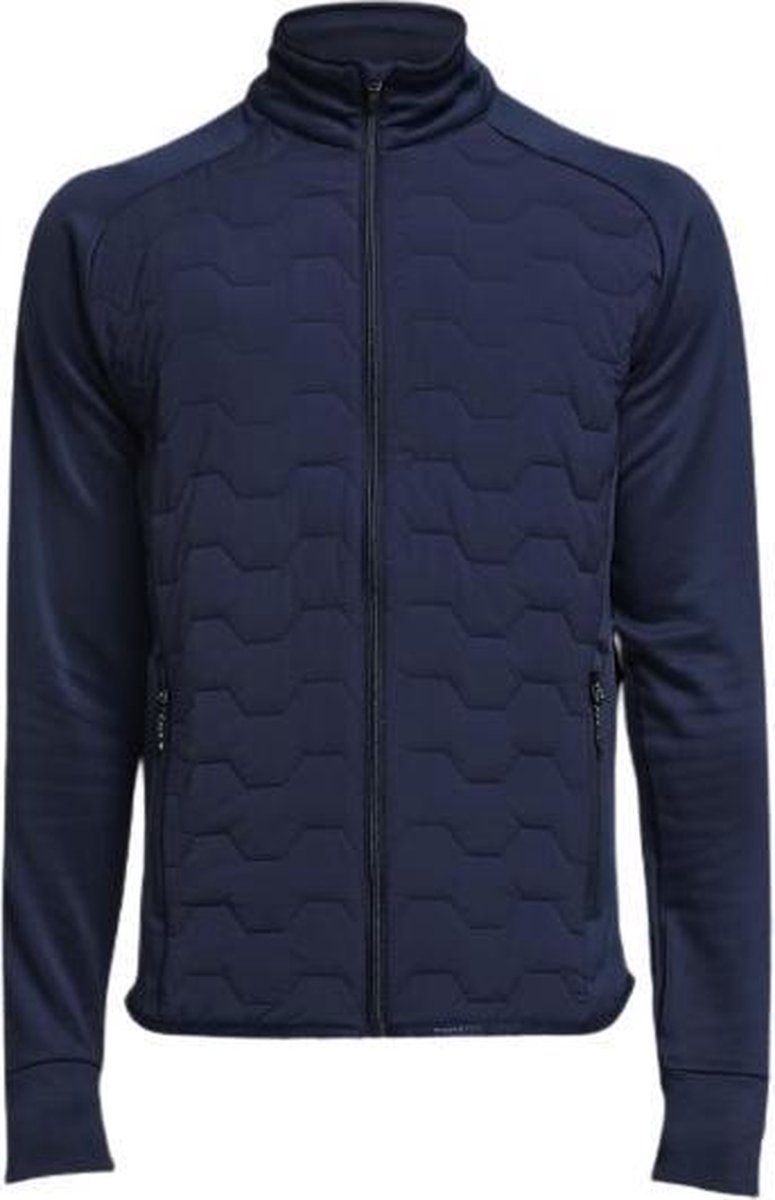 Tenson Fleecejack Lennox Polyester Heren Donkerblauw Maat 3xl