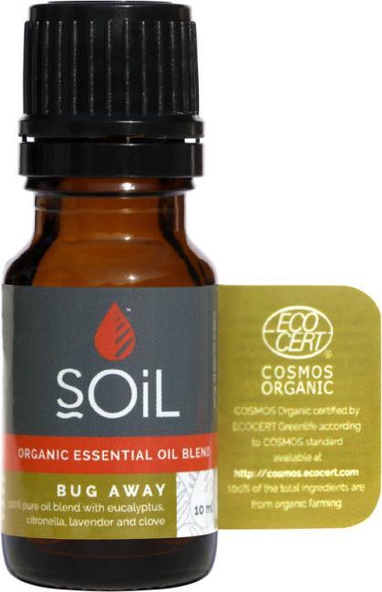 Soil - Bug Away - Biologische Etherische Olie - 10 Ml - Anti Muggen Olie - Mug Away