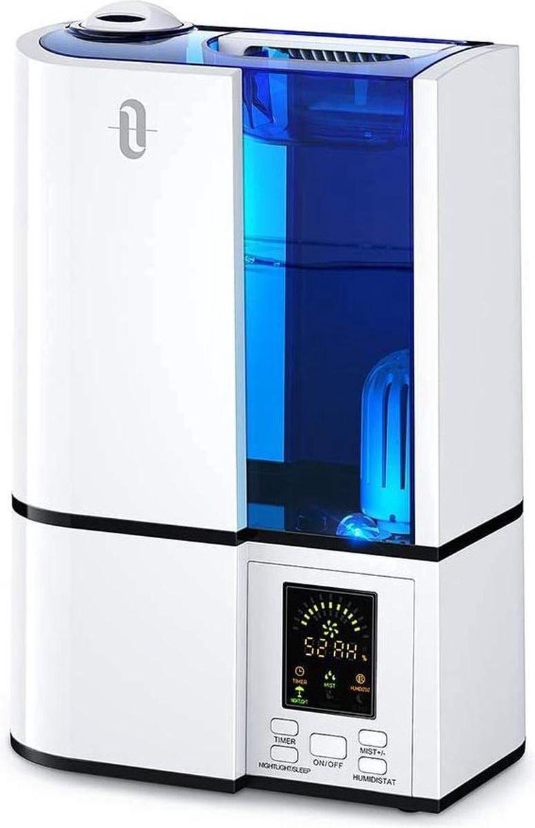 Sefaras TT AH001 luchtbevochtiger - Aromatherapie - LED-display - filter - 4L inhoud - Wit