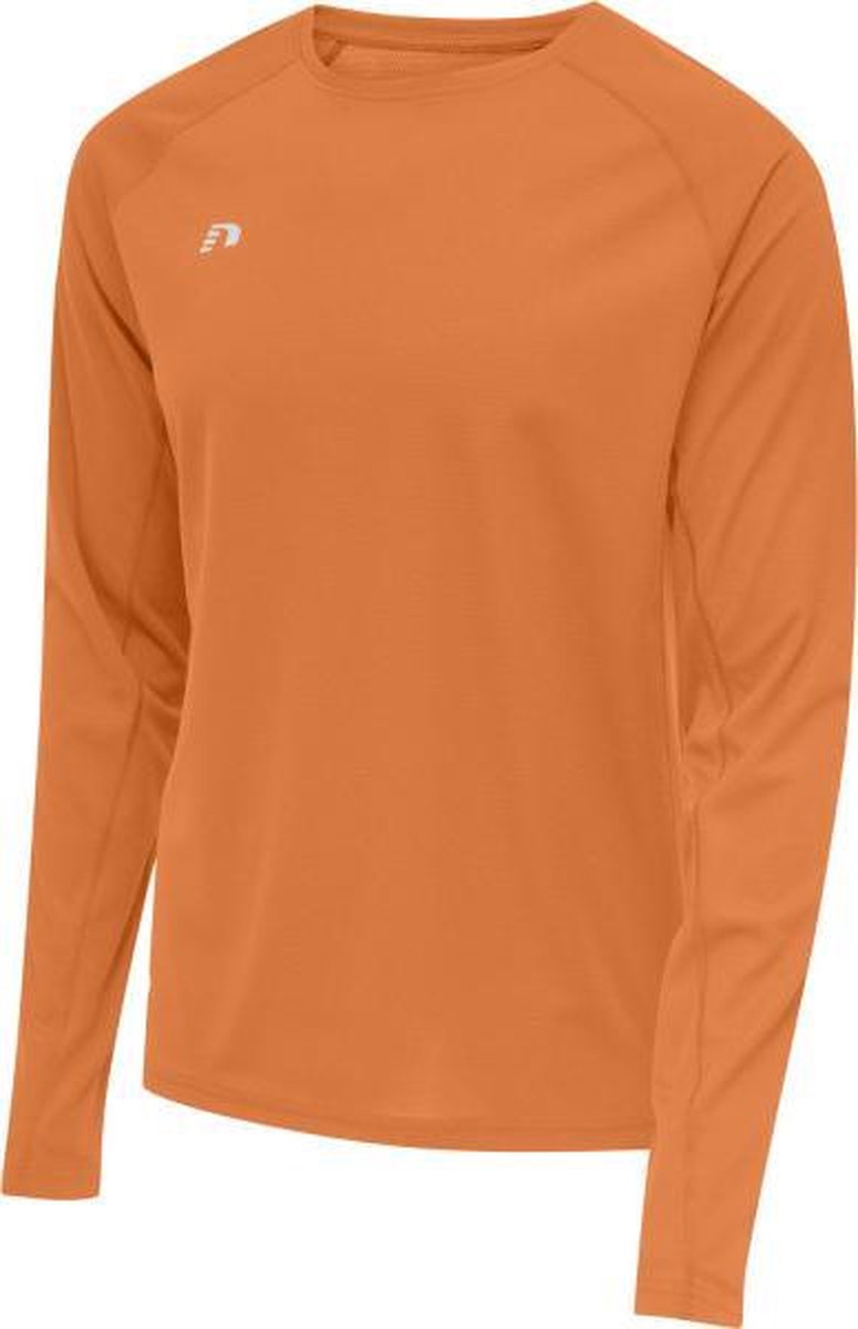Newline Core Running LS Shirt Heren - oranje - maat L