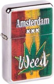 Aansteker Weedblad Amsterdam - Souvenir