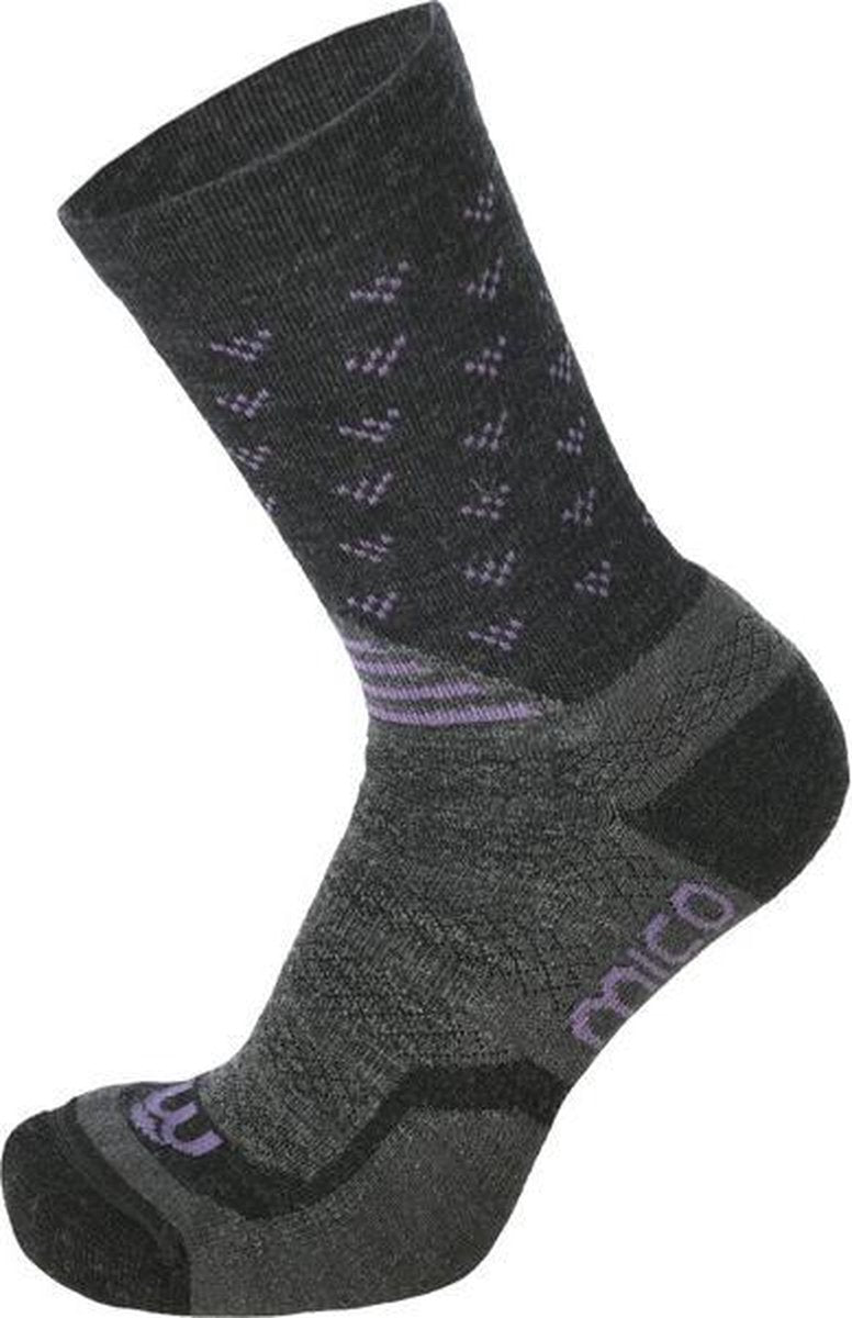 Medium weight natural merino woman short outdoor socks XL
