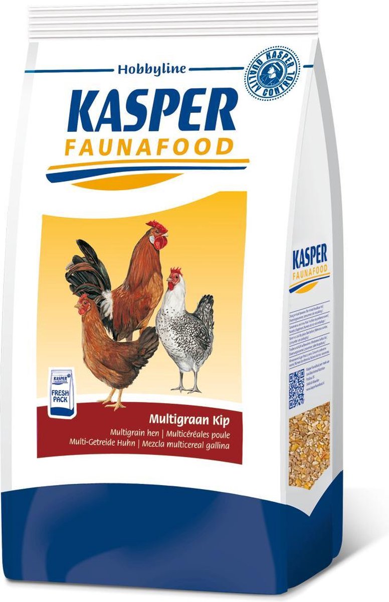 Kasper Faunafood Hobbyline Multigraan Kip - 4 KG