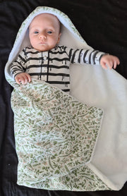 Zachte / warme wikkeldoek van welness fleece en hydrofiel - wikkeldeken