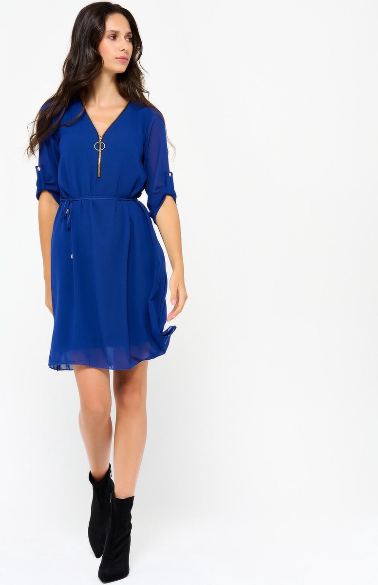 Mini jurk - Blauw