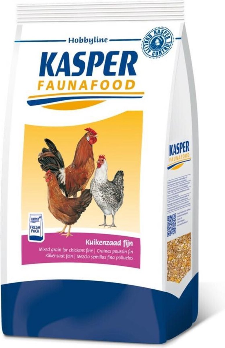 Kasper Faunafood Hobbyline Kuikenzaad Fijn - Kippenvoer - 4 kg
