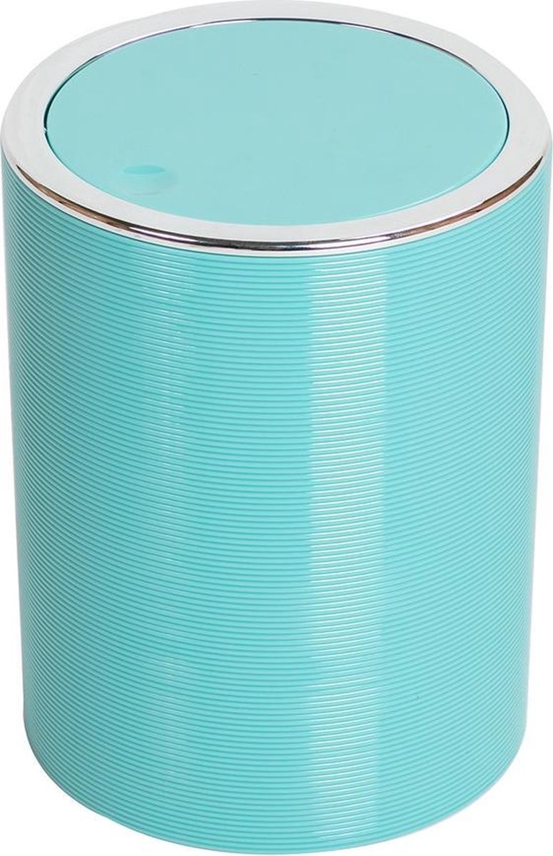 Baytex Afvalemmer 5L Ripples Blauw