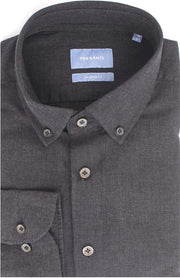 Overhemd flannel visgraat antra - Tailored Fit