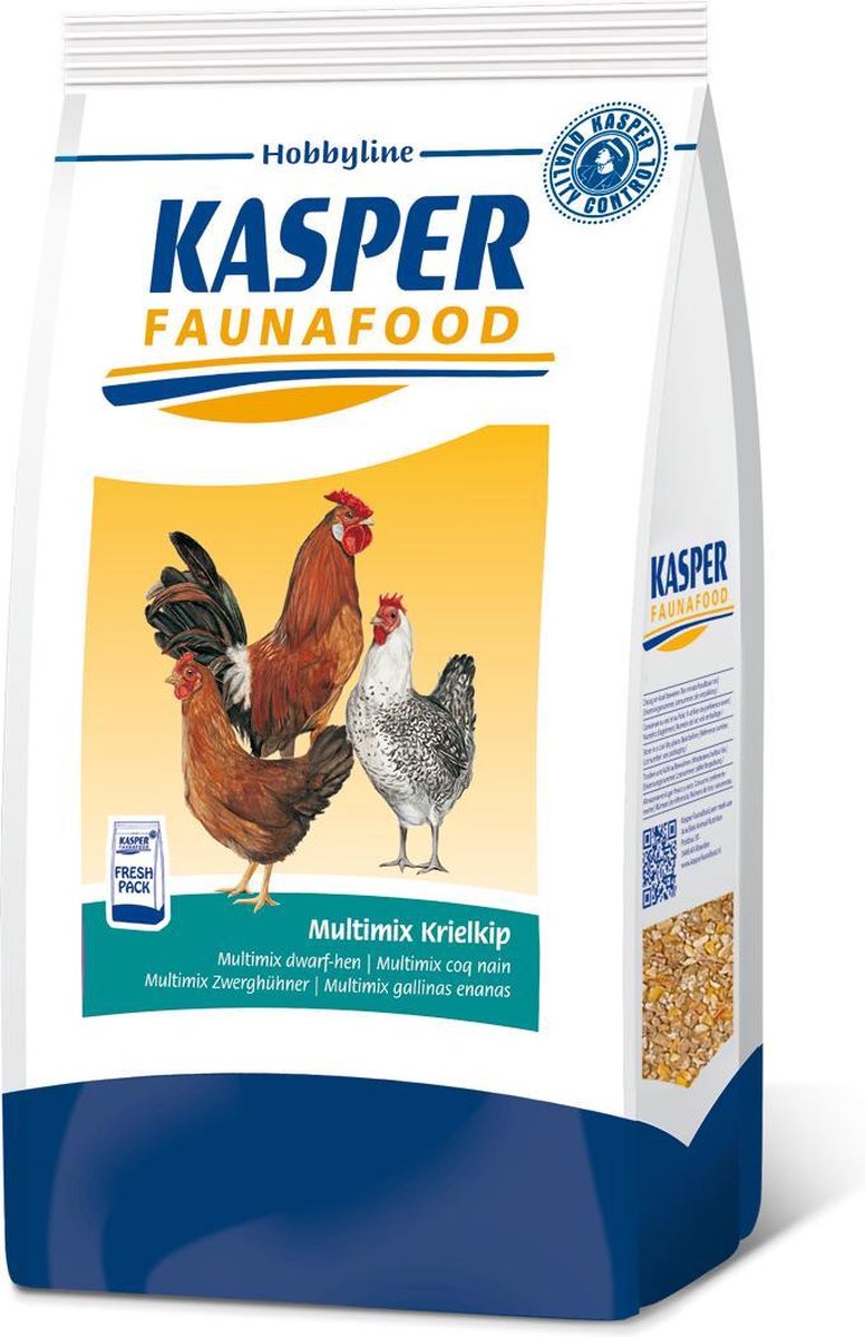 Kasper Faunafood Hobbyline Multimix Krielkip - Kippenvoer - 4 kg