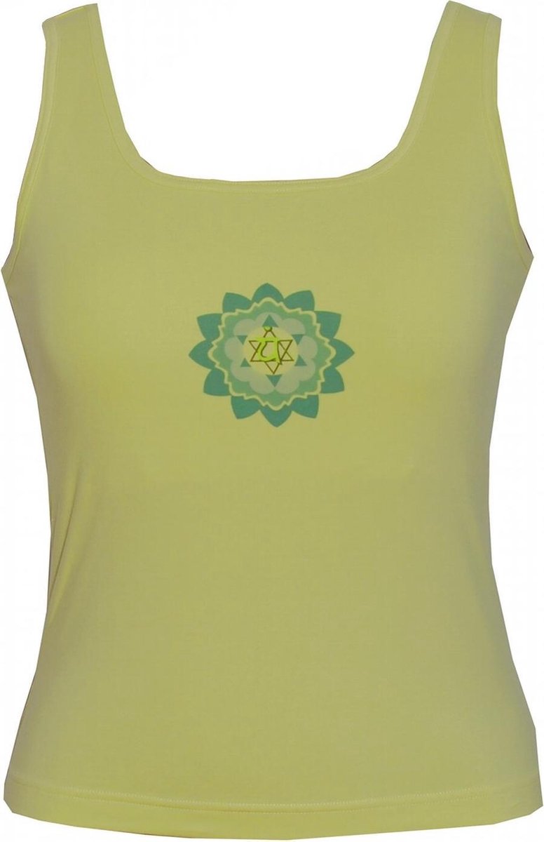 Zamkara Yoga Tank Top Ambala Lemon Green L