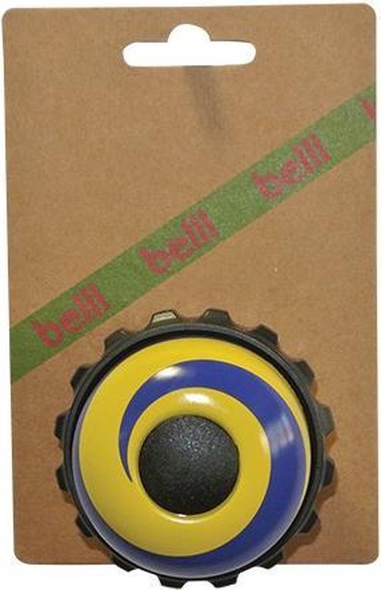 BELLL fietsbel draaibel swirl paars/geel