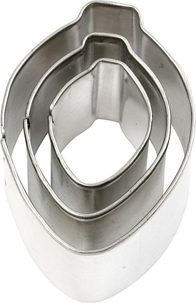 Uitstekers grootste maat 30x40 mm ornament 3stuks