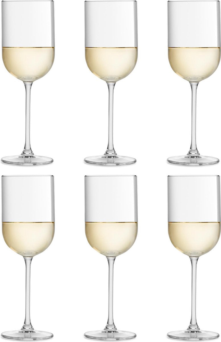 Libbey Wijnglas Skava - 32 cl / 320 ml - 6 stuks - rechte vorm – vaatwasserbestendig - hoge kwaliteit