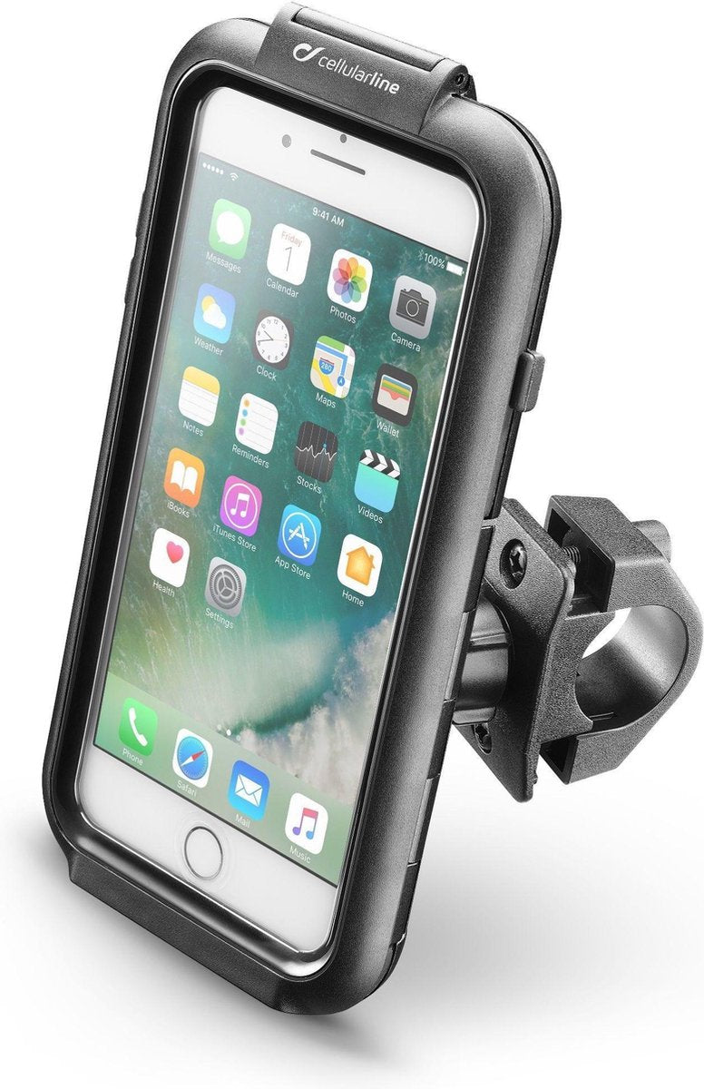 Interphone - iPhone 7 Plus / 8 Plus iCase Houder Stevige Motorhouder Stuur