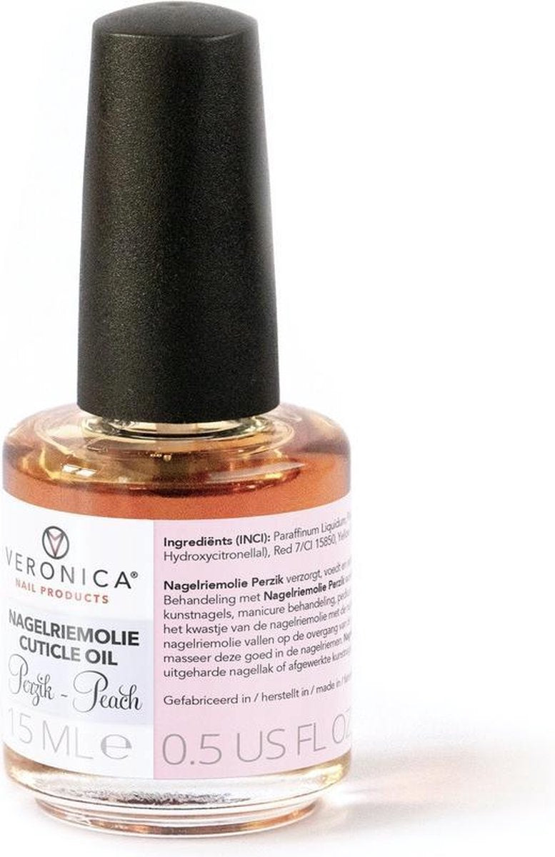 Nagelriemolie PERZIK voor nagelriemen na manicure behandeling / pedicure behandeling.
