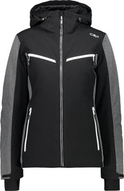 CMP Wintersportjas - Maat 40  - Vrouwen - zwart/donkergrijs