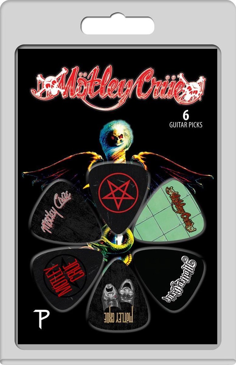 Perri's Mötley Crüe 6-pack Medium plectrum 0.71 mm
