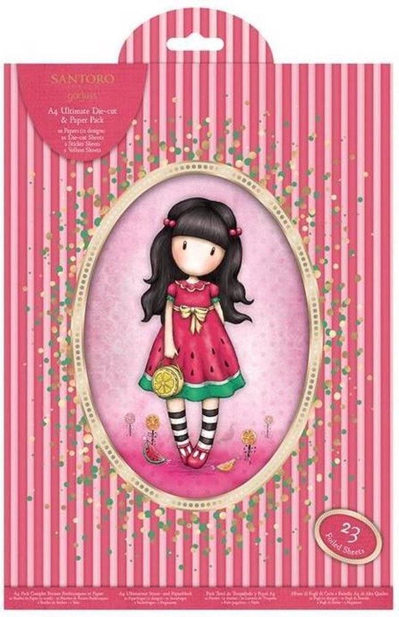 Gorjuss: A4 Ultimate Die-cut & Paper Pack (48pk) (GOR 160129)
