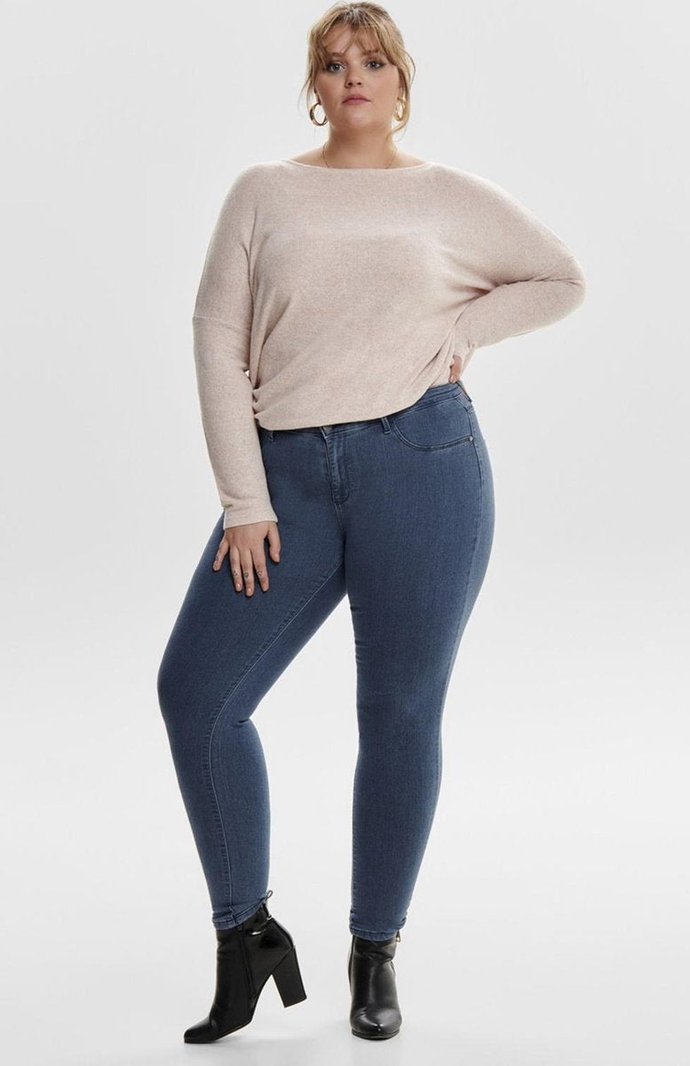 Only Carmakoma Thunder Dames Skinny Jeans - Maat XL (50)