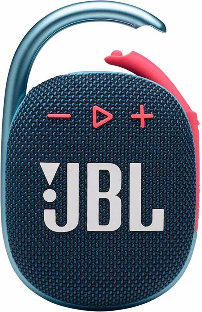 JBL Clip 4 Blauw/Paars - Draagbare Bluetooth Mini Speaker