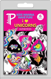 Perri's I Love Unicorns 6-pack Medium plectrum 0.71 mm